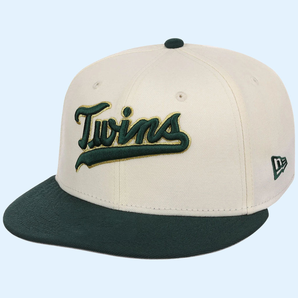 Lids Hat Drop Gilded Ivy Collection Merch Minnesota Twins New Era Snapback Hat Embroidered