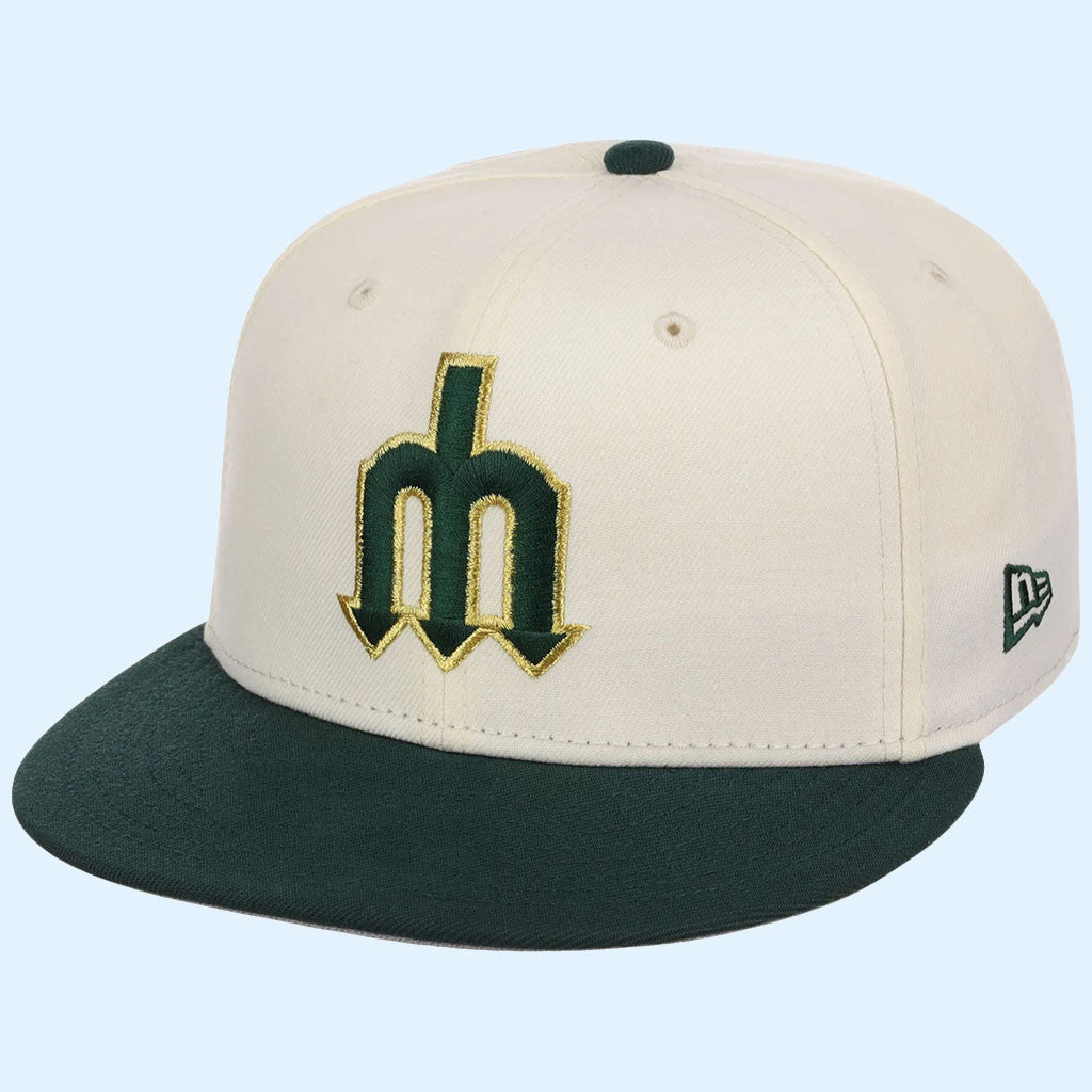 Lids Hat Drop Gilded Ivy Collection Merch Seattle Mariners New Era Snapback Hat Embroidered