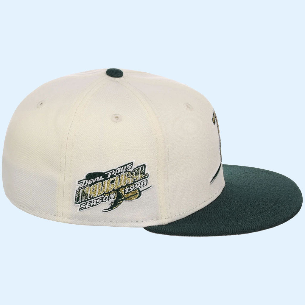 Lids Hat Drop Gilded Ivy Collection Merch Tampa Bay Rays New Era Snapback Hat Embroidered