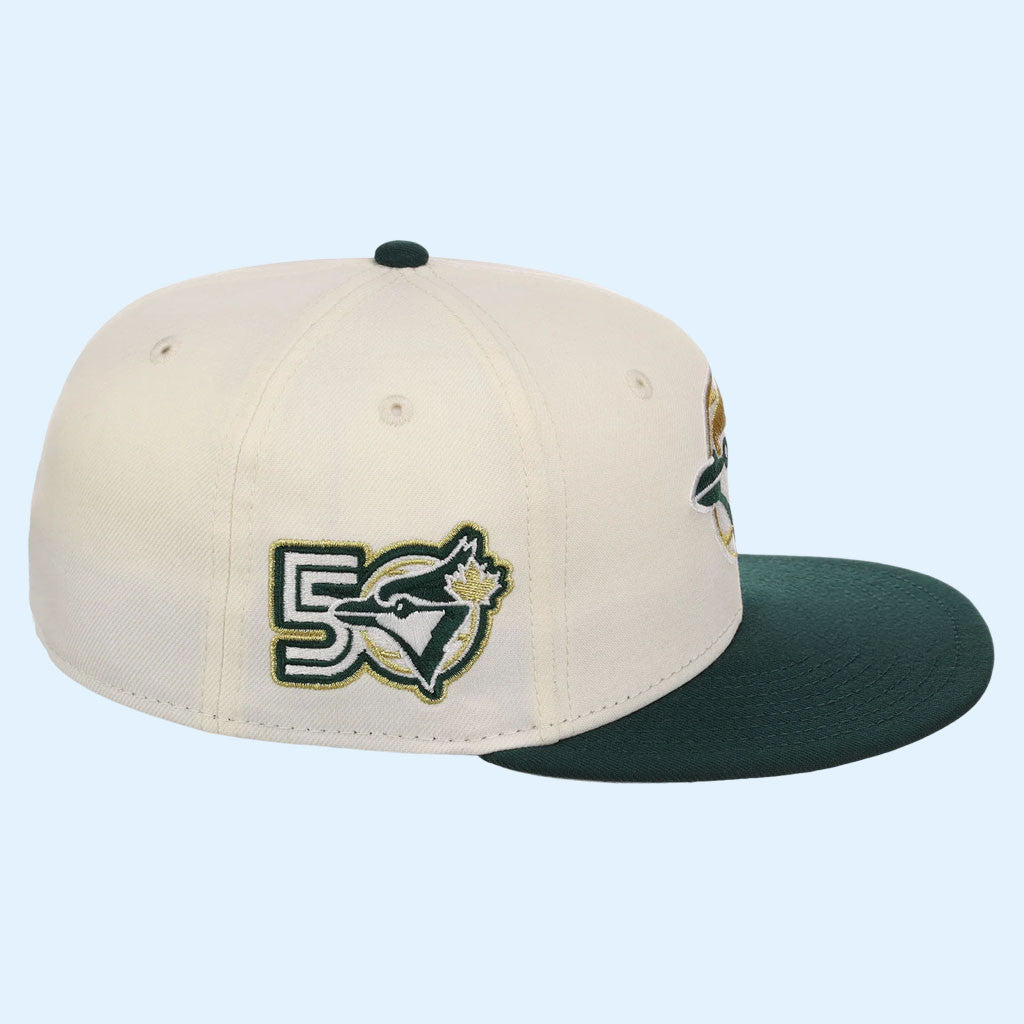 Lids Hat Drop Gilded Ivy Collection Merch Toronto Blue Jays New Era Snapback Hat Embroidered