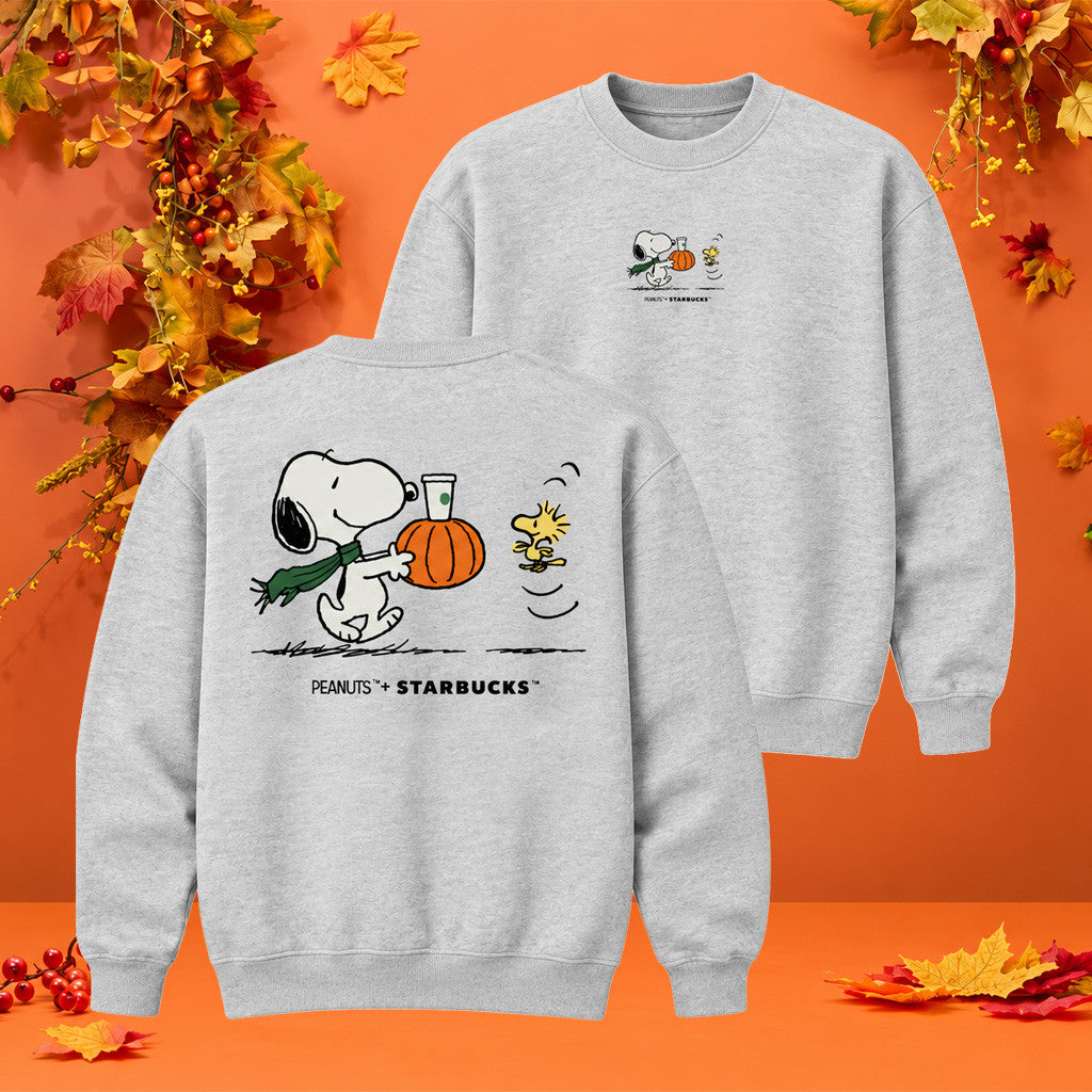 Starbucks X Peanuts Merch 2026 Snoopy Sweatshirt Starbucks Snoopy Collection 2026 Fall Apparel