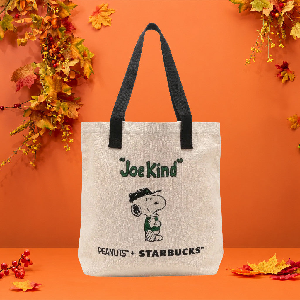 Starbucks X Peanuts Merch 2026 Snoopy Tote Bag Joe Kind Tote Coffee Lover Gifts For Friends