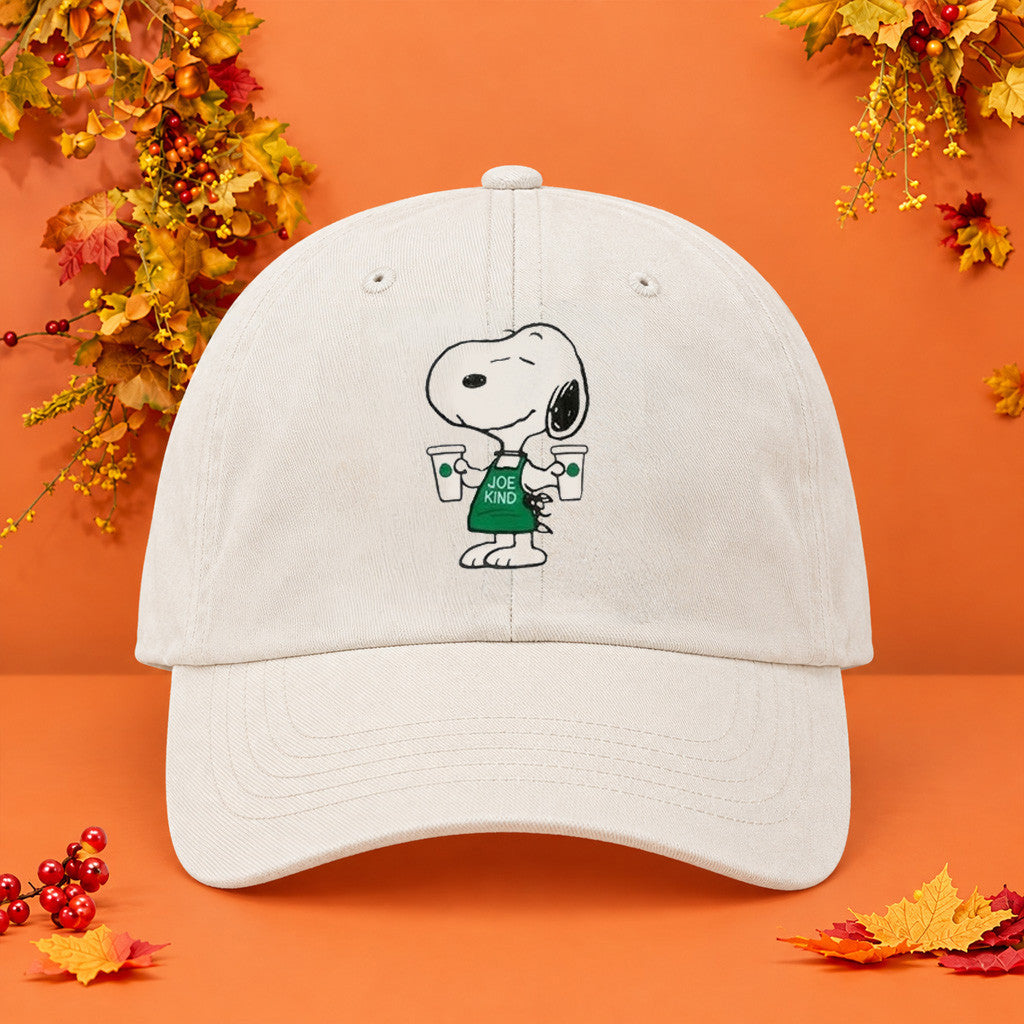 Starbucks X Peanuts Merch 2026 Snoopy Hat Joe Kind Baseball Cap Coffee Lover Gift For Friends