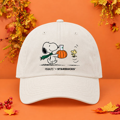 Starbucks X Peanuts Merch 2026 Snoopy Hat Starbucks Snoopy Collection Baseball Cap Fall Gifts