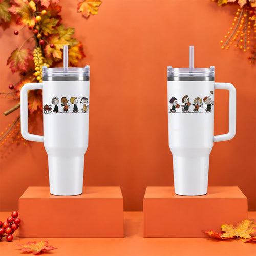 Starbucks X Peanuts Merch 2026 Peanuts Characters Tumbler Coffee Lover Cup Fall Themed Gifts