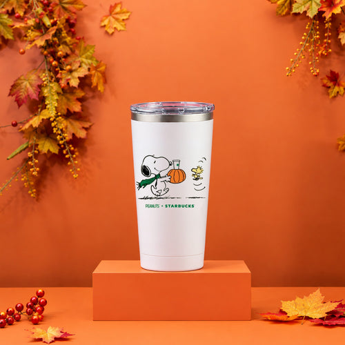 Starbucks X Peanuts Merch 2026 Snoopy Woodstock Tumbler Starbucks Peanuts Cups Autumn Gifts