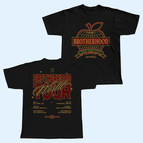 Brotherhood Merch 2026 Brotherhood NYC T-Shirt World Tour Shirt Best Gift For Music Lovers