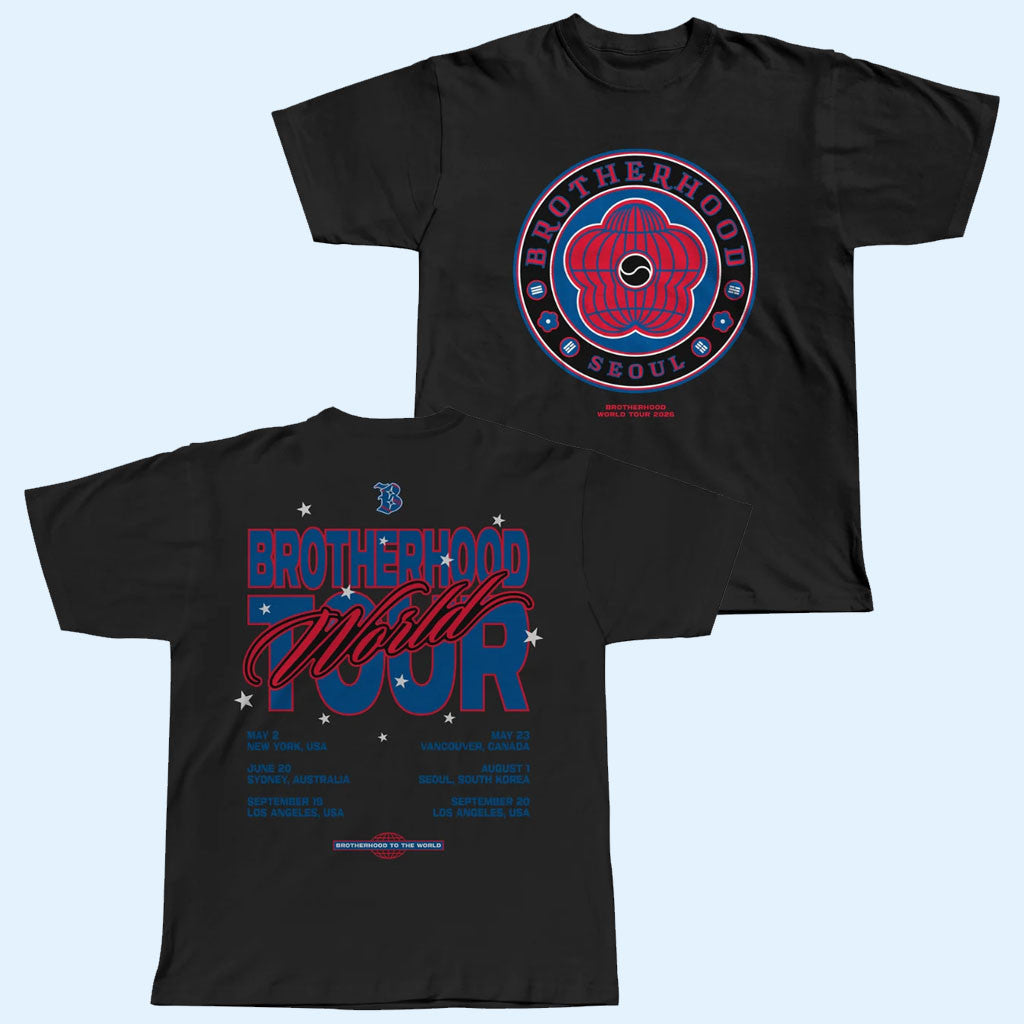 Brotherhood Merch 2026 Brotherhood Seoul T-Shirt World Tour Shirt Gift For Music Lovers