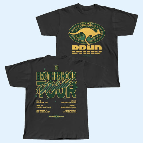 Brotherhood Merch 2026 Brotherhood Sydney T-Shirt World Tour Shirt Gift For Music Fans