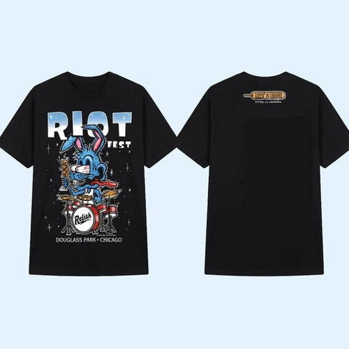 Relish X Riot Fest Merch 2026 Douglass Park Chicago T-Shirt Bunny Rock Chicago IL On Sept 18 20