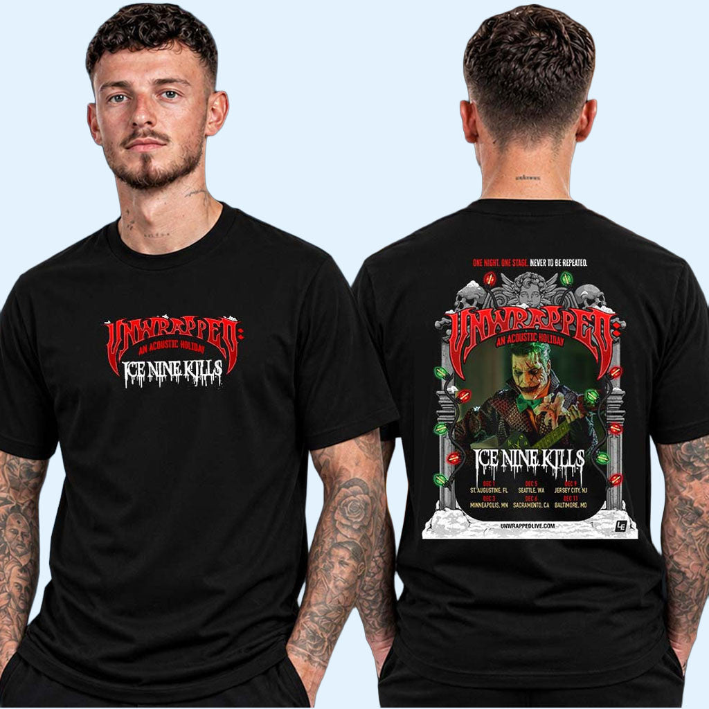 Ice Nine Kills Merch INK Unwrapped An Acoustic Holiday 2026 Tour Dates T-Shirt Gift For Fans