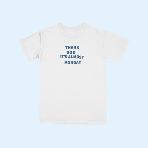 Almost Monday Merch 2026 Thank God T-Shirt Present For Pop Band Fans