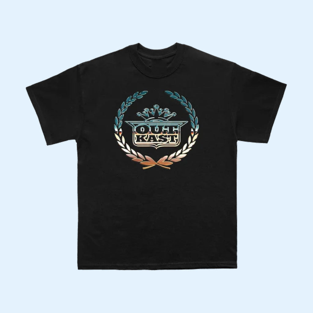 Outkast Merch 2026 Hood Ornament Black T-Shirt Outkast Shirt Gift For Hip Hop Lovers
