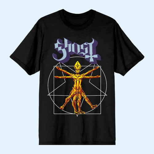 Ghost Merch 2026 Popestar Black T-Shirt Ghost Band Merch Gift For Rock Music Fans