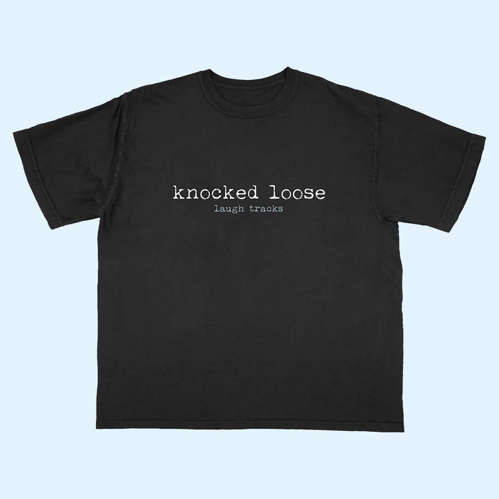 Knocked Loose Merch 2026 Laugh Tracks T-Shirt American Hardcore Punk Band Shirt Fan Gifts