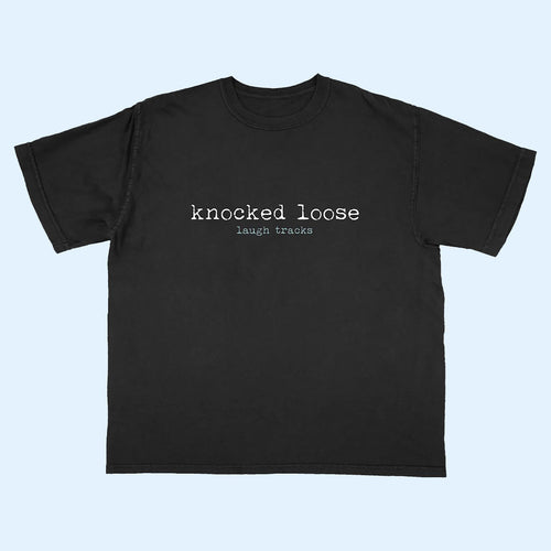 Knocked Loose Merch 2026 Laugh Tracks T-Shirt American Hardcore Punk Band Shirt Fan Gifts