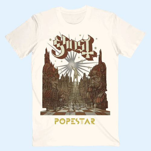 Ghost Merch 2026 Popestar T-Shirt Ghost Band Merch Best Gift For Rock Music Lovers