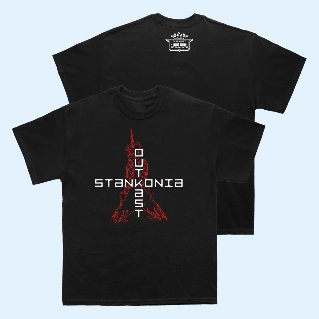 Outkast Merch 2026 Stankonia Cross T-Shirt Black Presents For Hip Hop Lovers