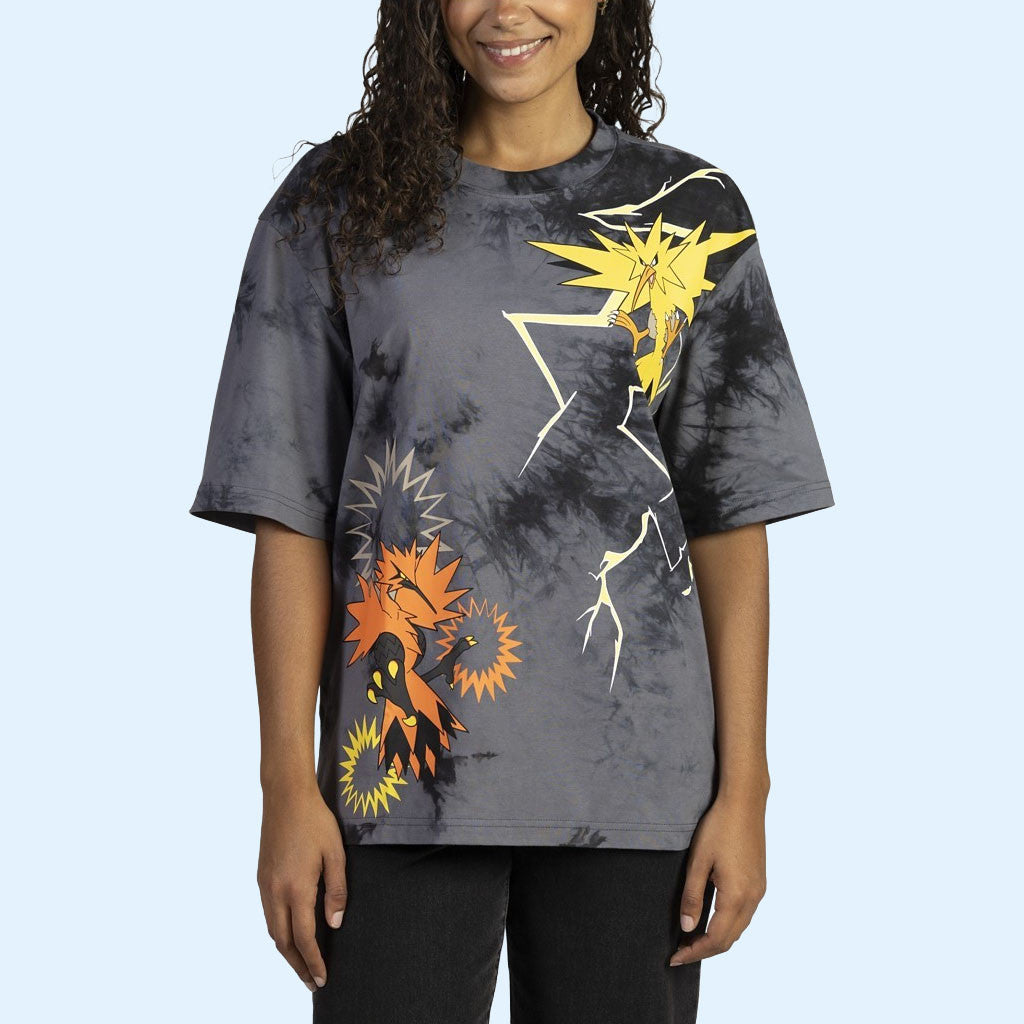 Pokemon Merch 2026 Zapdos And Galarian Zapdos T-Shirt Gift For Pokemon Lovers