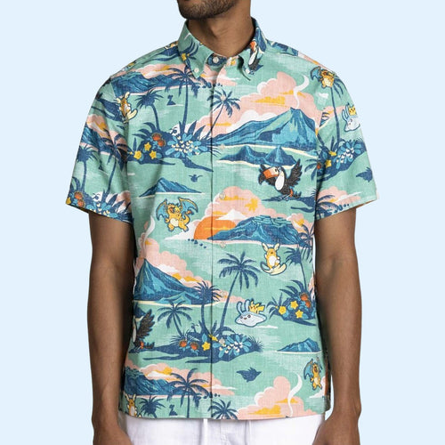 Pokemon Merch 2026 Pokemon 30th Celebration Explore Pokemon Hawaiian Shirt Gift For Brothers
