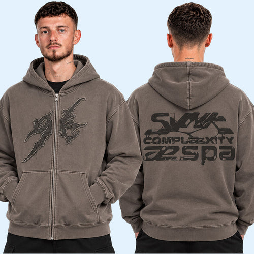 Aespa Merch Synk Complaexity World Tour 2026 Logo Zip Hoodie Gift For Kpop Fans