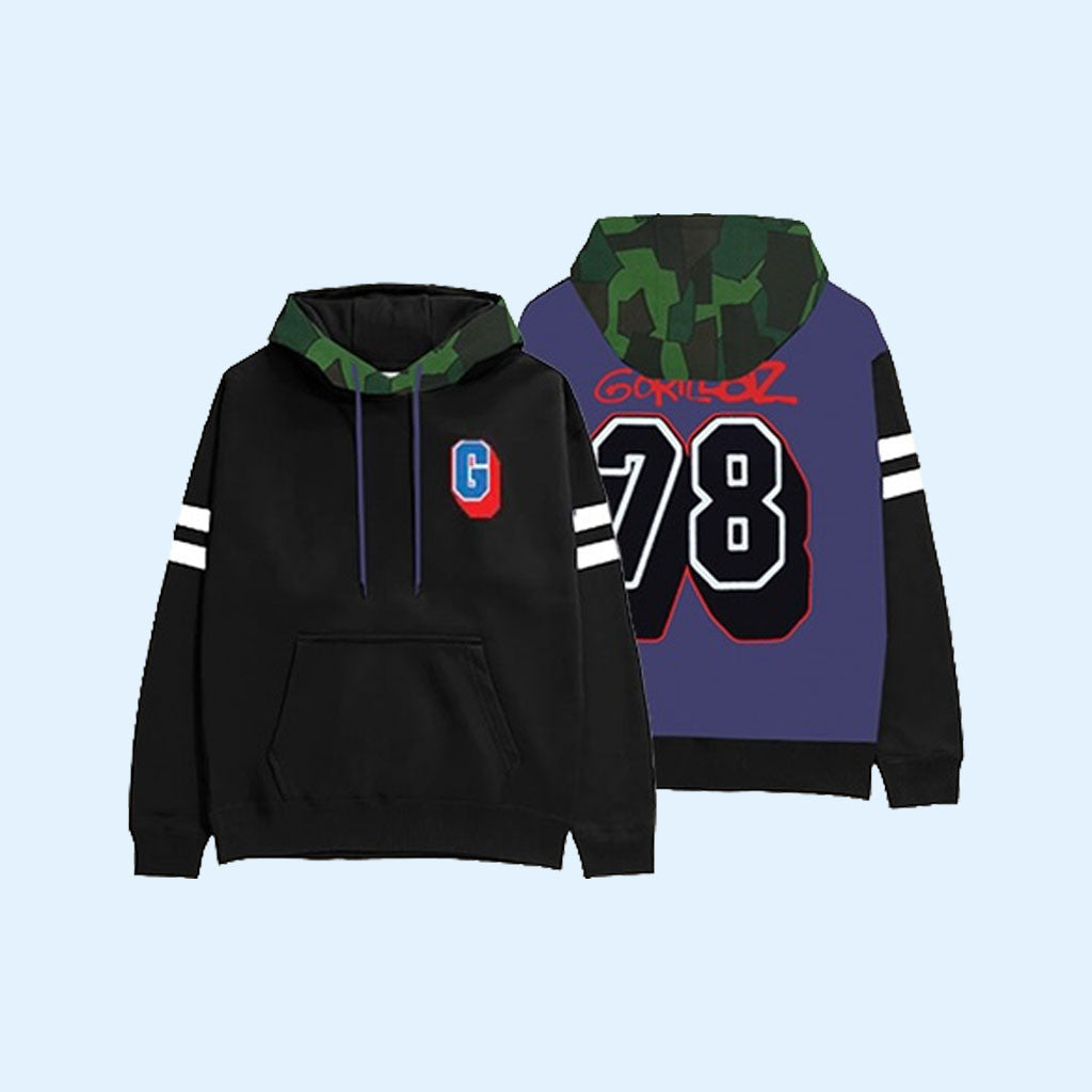 Gorillaz Merch 2026 Mountain Tour North America Hoodie Gorillaz #78 Hoodie Concert Outfits