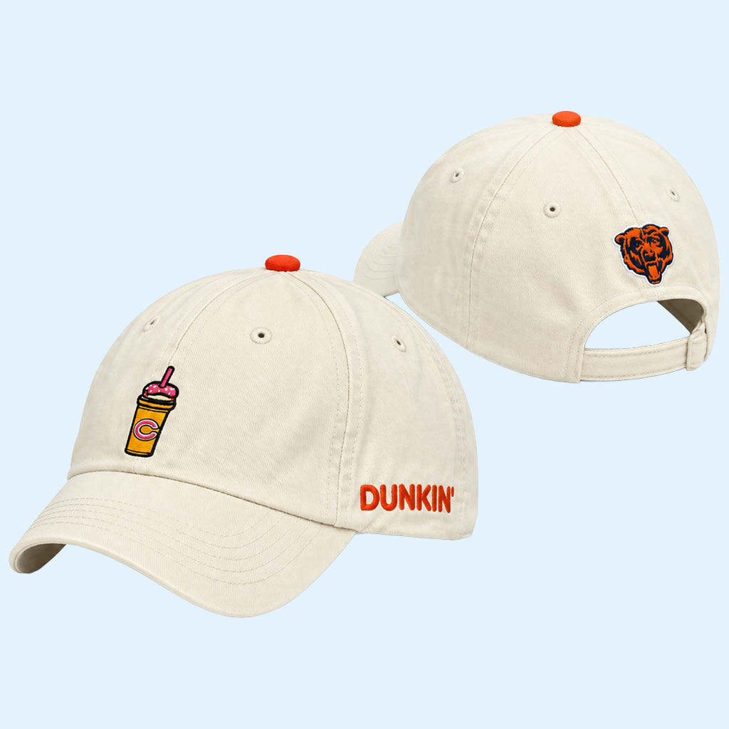 Dunkin' Donuts Chicago Bears Hat Embroidered Dunkin' X Chicago Bears Merch 2026 Gifts For Fans