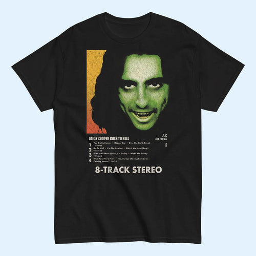 Alice Cooper Merch 2026 Goes To Hell 8 Track Stereo T-Shirt Gifts For Music Lovers