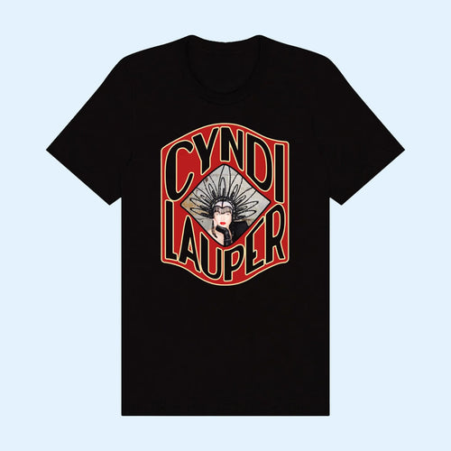 Cyndi Lauper Merch 2026 Banner T-Shirt Cyndi Lauper Shirt Gift For Music Fans