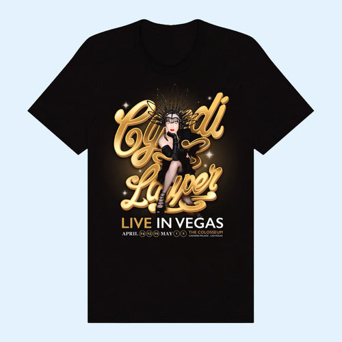 Cyndi Lauper Merch 2026 Las Vegas Event T-Shirt Cyndi Lauper Concert Merch Music Fan Gifts