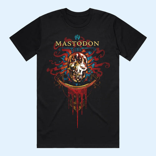 Mastodon Merch 2026 Crystal Skull T-Shirt Mastodon Band Shirt Gift For Music Fans