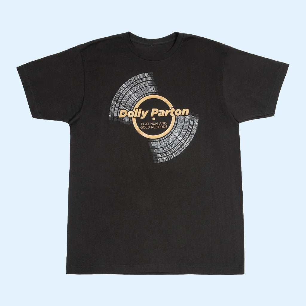 Dolly Parton Merch 2026 Platinum And Gold Record Dolly Parton T-Shirt Gifts For Music Lovers