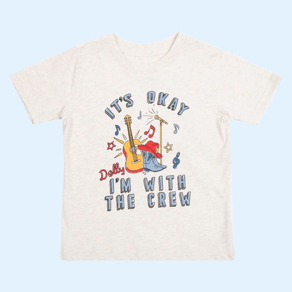 Dolly Parton Merch 2026 I'm Okay I'm With The Crew T-Shirt Gifts For Country Music Legend Fans