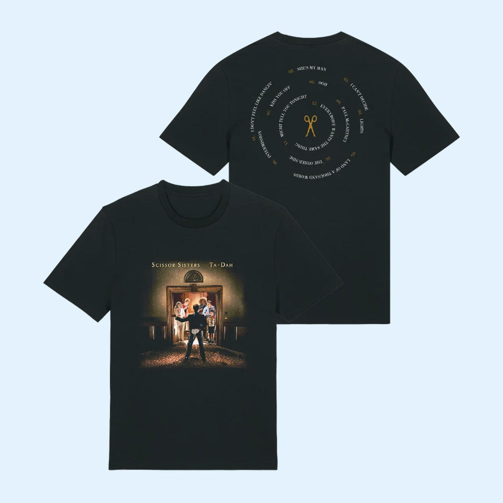 Scissor Sisters Merch 2026 Ta-Dah Anniversary Album T-Shirt Best Gifts For Music Lovers