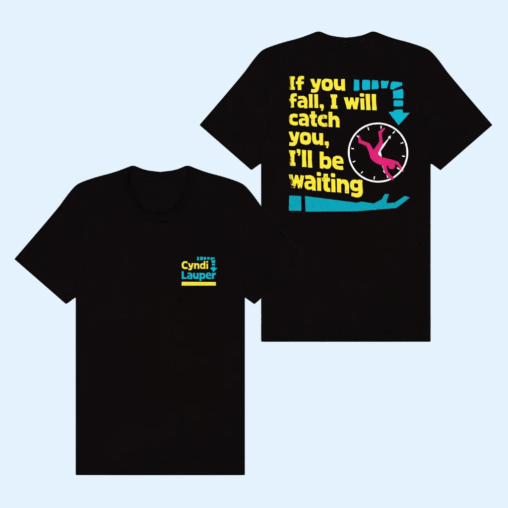 Cyndi Lauper Merch 2026 Catch You T-Shirt Black Good Gift Ideas For Music Lovers