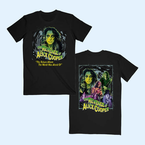 Alice Cooper Merch 2026 Revenge Has A Face T-Shirt Gift Ideas For Music Fans