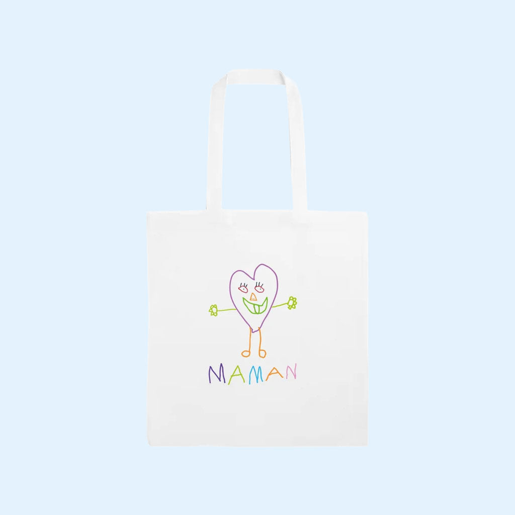 Louane Merch 2026 Maman Tote Bag White Cool Gifts For Music Lovers