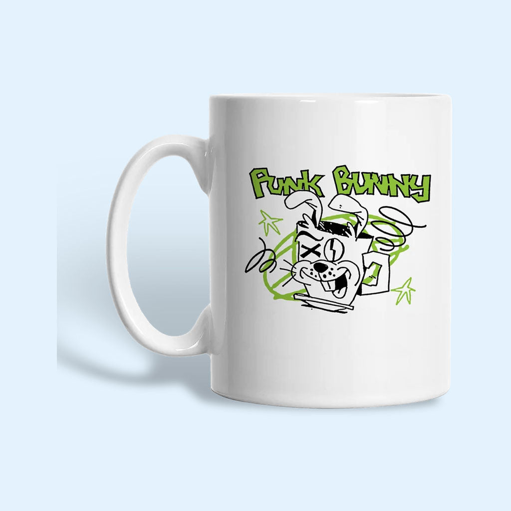 Punk Bunny Coffee Merch 2026 Punk Bunny Coffee Mug Green Day Merch Gift For Brothers