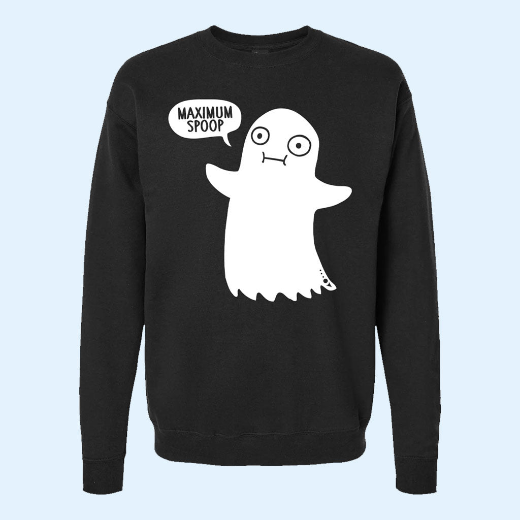 DFTBA Merch 2026 Maximum Spoop Crewneck Cute Halloween Sweatshirt Spooky Gifts