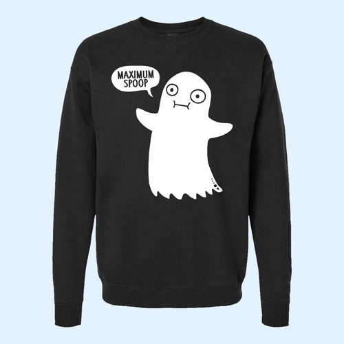 DFTBA Merch 2026 Maximum Spoop Crewneck Cute Halloween Sweatshirt Spooky Gifts