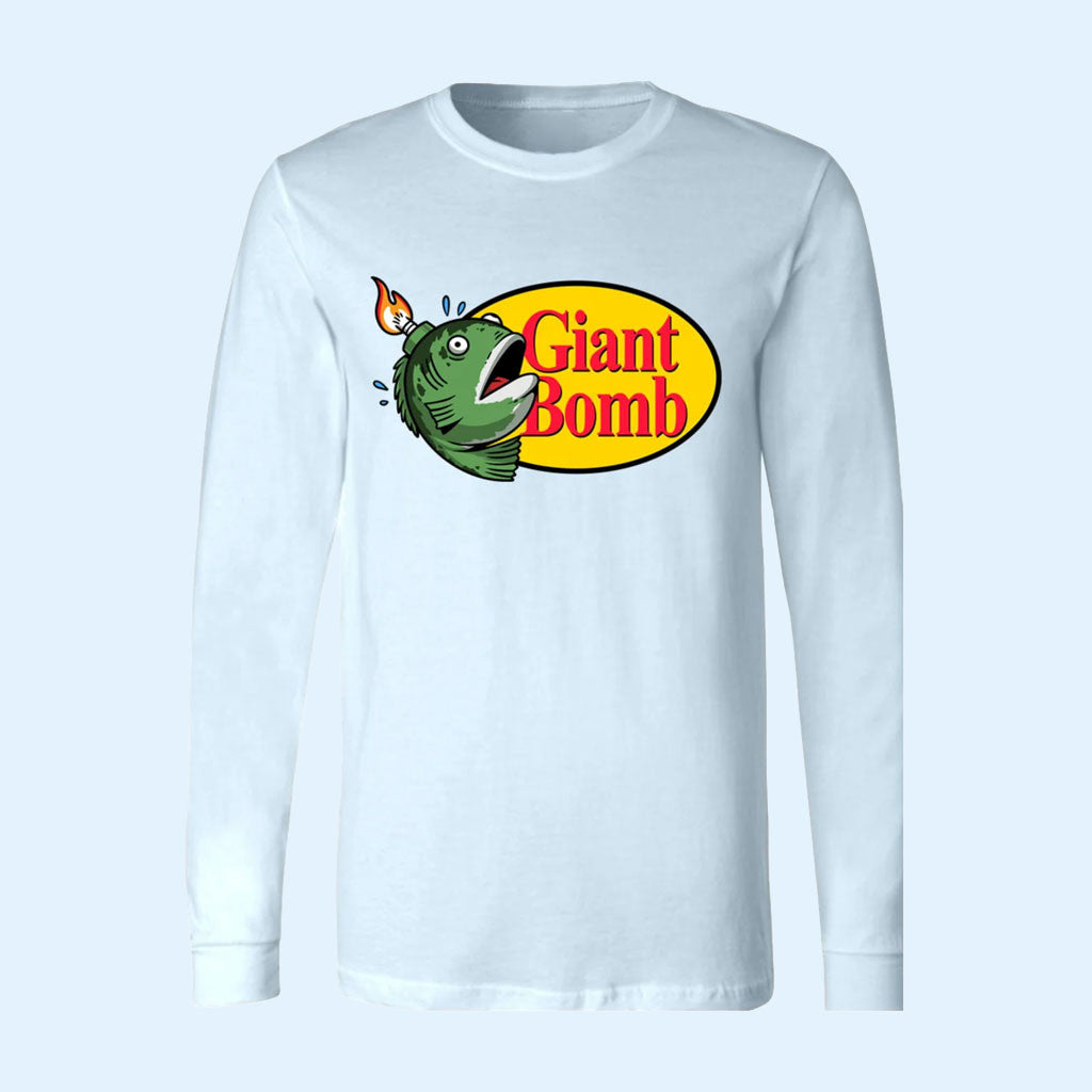 Giant Bomb Merch 2026 Fishing Week Long Sleeve Shirt Gift Ideas For Dad