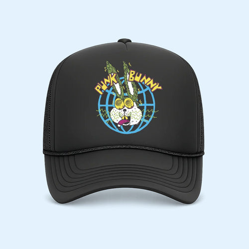 Punk Bunny Coffee Merch 2026 Punk Bunny Trucker Hat Green Day Merch Gift For Brothers