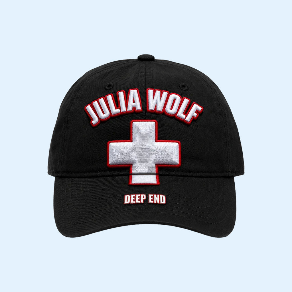 Julia Wolf Merch 2026 Deep End Embroidered Dad Hat Gifts For Music Fans