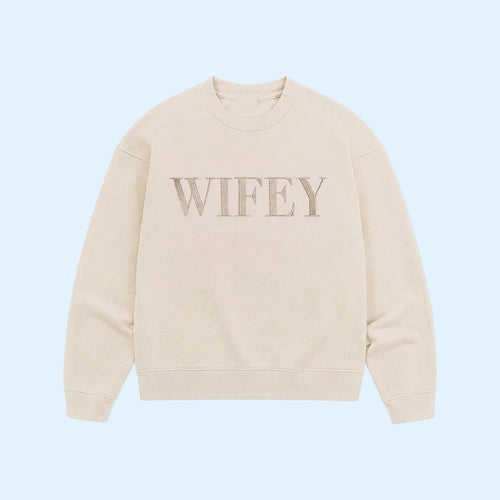 Wifey Statement Sweatshirt Wifey Sweatshirt Birthday Gift Ideas For Friends