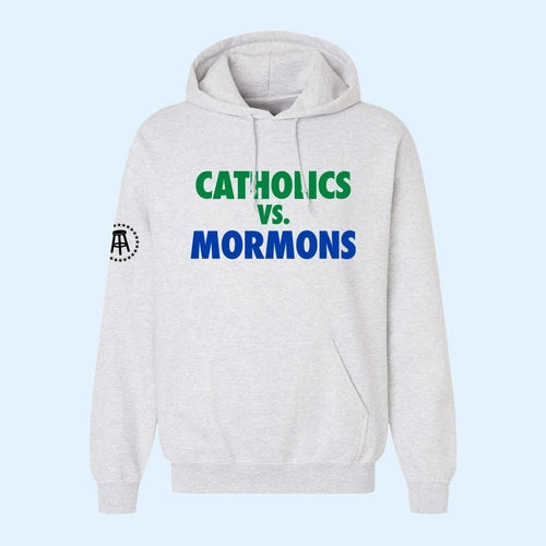 Catholics Vs Mormons Hoodie Notre Dame Vs BYU College Football Rivalry Hoodie Game Day Merch