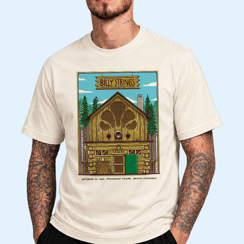 Billy Strings Merch 2026 Denver CO Event Poster T-Shirt Billy Strings Concert Merch Fan Gifts