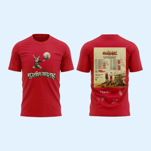 Gorillaz Merch 2026 Gorillaz North American Mountain Tour Dates T-Shirt Music Lover Gift Ideas