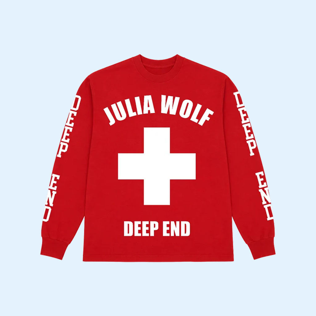 Julia Wolf Merch 2026 Deep End Lifeguard Long Sleeve T-Shirt Gifts For Music Lovers