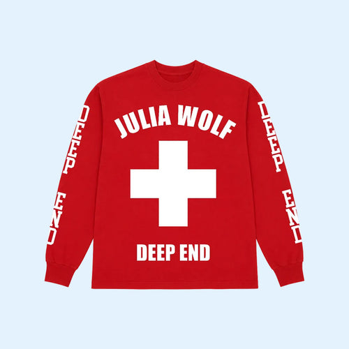 Julia Wolf Merch 2026 Deep End Lifeguard Long Sleeve T-Shirt Gifts For Music Lovers