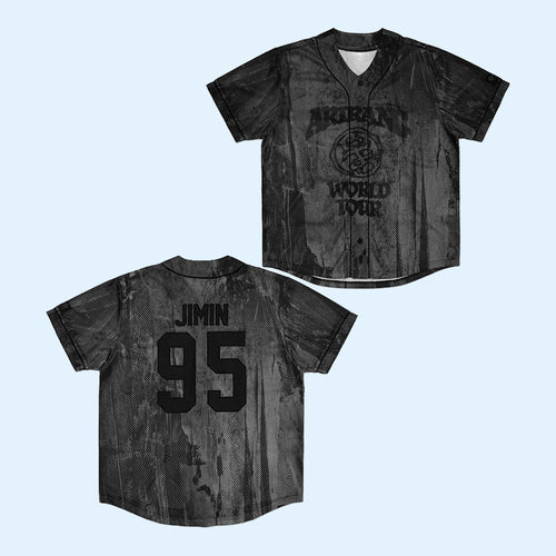 BTS World Tour Arirang Merch 2026 Jimin #95 Arirang World Tour Jersey Present For Kpop Fans